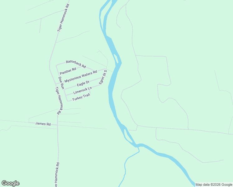 map of restaurants, bars, coffee shops, grocery stores, and more near 630 River Plantation Road in Crawfordville