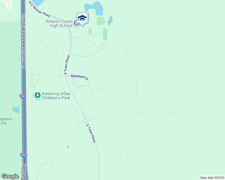 map of restaurants, bars, coffee shops, grocery stores, and more near 11488 Madelynn Drive in Jacksonville