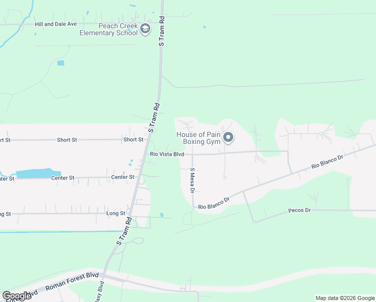 map of restaurants, bars, coffee shops, grocery stores, and more near 17022 South Mesa Drive in Splendora