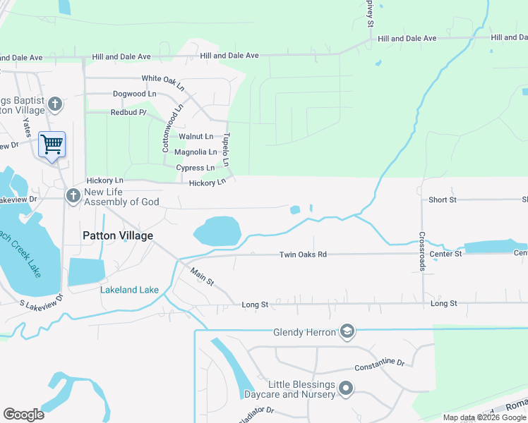 map of restaurants, bars, coffee shops, grocery stores, and more near 25997 Roping Pen Road in Splendora