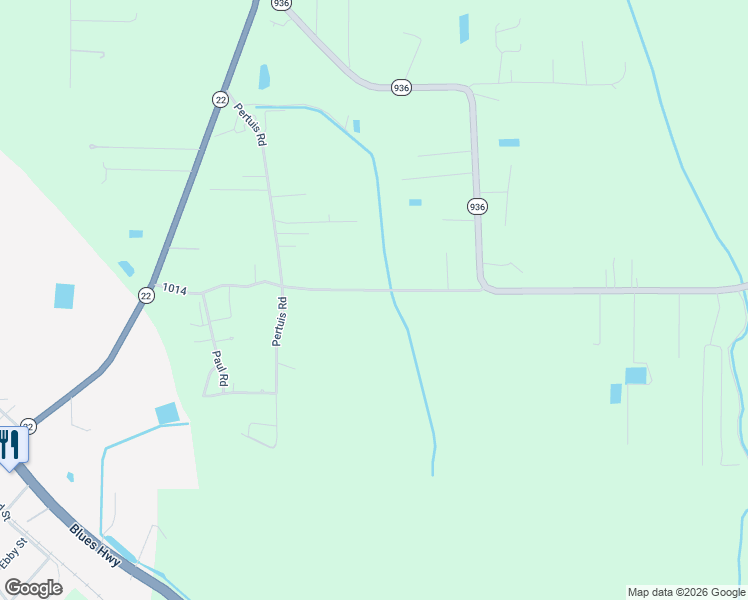map of restaurants, bars, coffee shops, grocery stores, and more near 45446 Melancon Road in Saint Amant