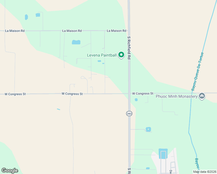 map of restaurants, bars, coffee shops, grocery stores, and more near 7916 West Congress Street in Duson