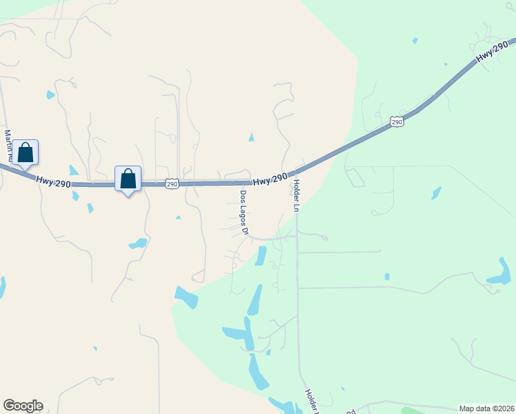 map of restaurants, bars, coffee shops, grocery stores, and more near 189 Dos Lagos Drive in Dripping Springs