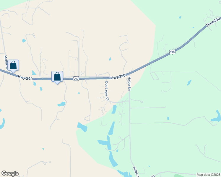 map of restaurants, bars, coffee shops, grocery stores, and more near 189 Dos Lagos Drive in Dripping Springs