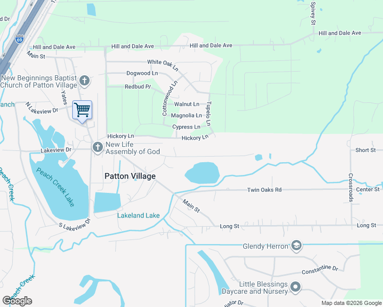 map of restaurants, bars, coffee shops, grocery stores, and more near 25724 Roping Pen Road in Splendora