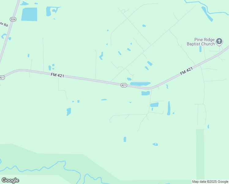 map of restaurants, bars, coffee shops, grocery stores, and more near 14647 Texas 421 in Kountze