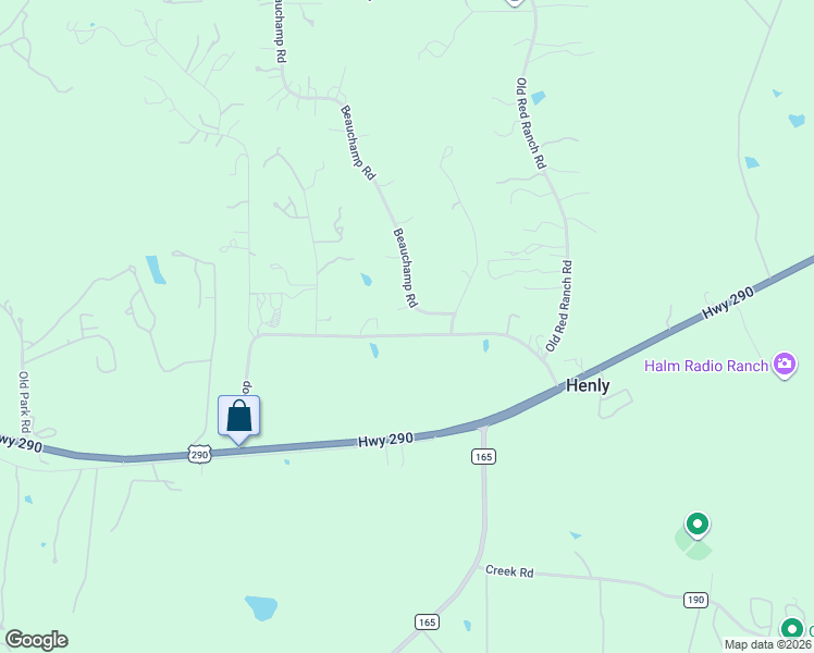 map of restaurants, bars, coffee shops, grocery stores, and more near 187 Beauchamp Road in Dripping Springs