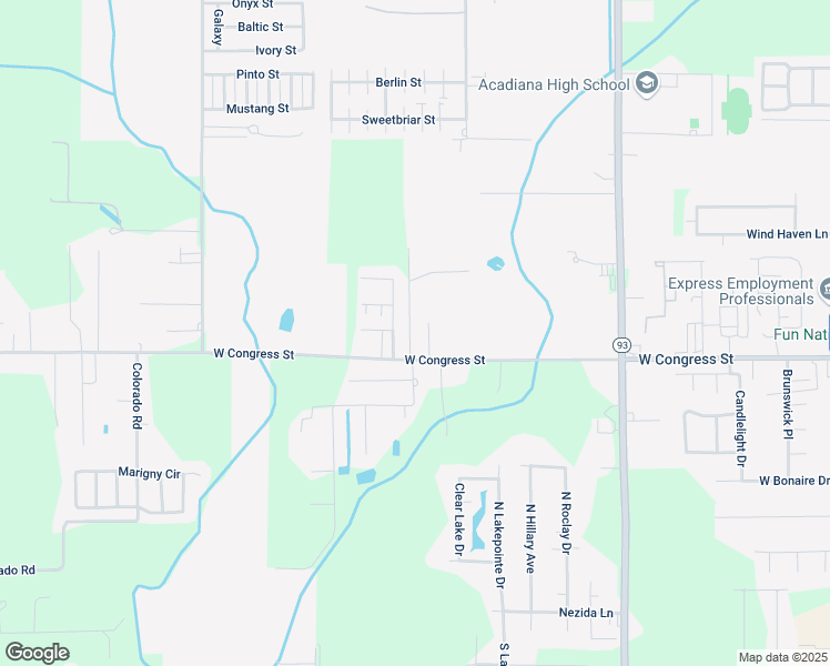 map of restaurants, bars, coffee shops, grocery stores, and more near 108 Percy Road in Lafayette