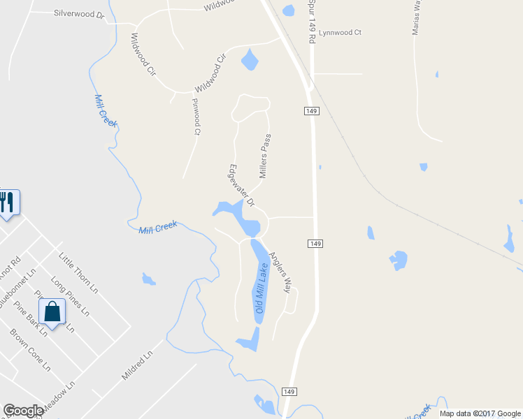 map of restaurants, bars, coffee shops, grocery stores, and more near 37413 Edgewater Drive in Pinehurst