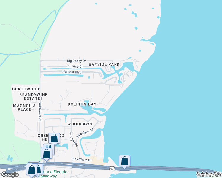 map of restaurants, bars, coffee shops, grocery stores, and more near 922 Dolphin Harbour Drive in Panama City Beach