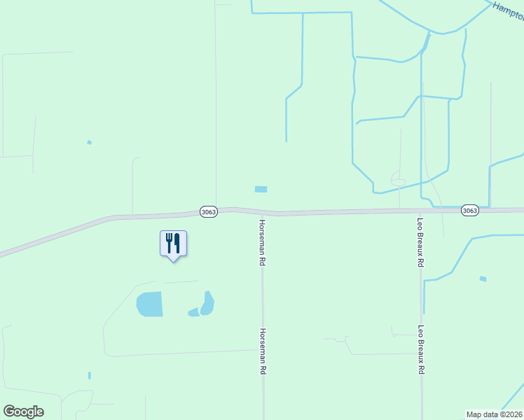 map of restaurants, bars, coffee shops, grocery stores, and more near 2628-2690 State Highway 3063 in Vinton