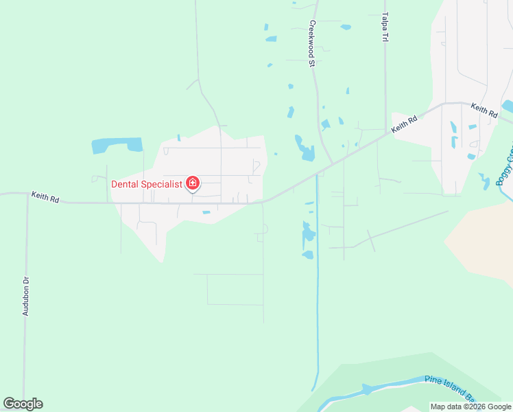 map of restaurants, bars, coffee shops, grocery stores, and more near 7055 Keith Road in Lumberton