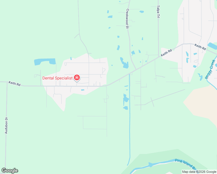 map of restaurants, bars, coffee shops, grocery stores, and more near 7103 Keith Road in Lumberton