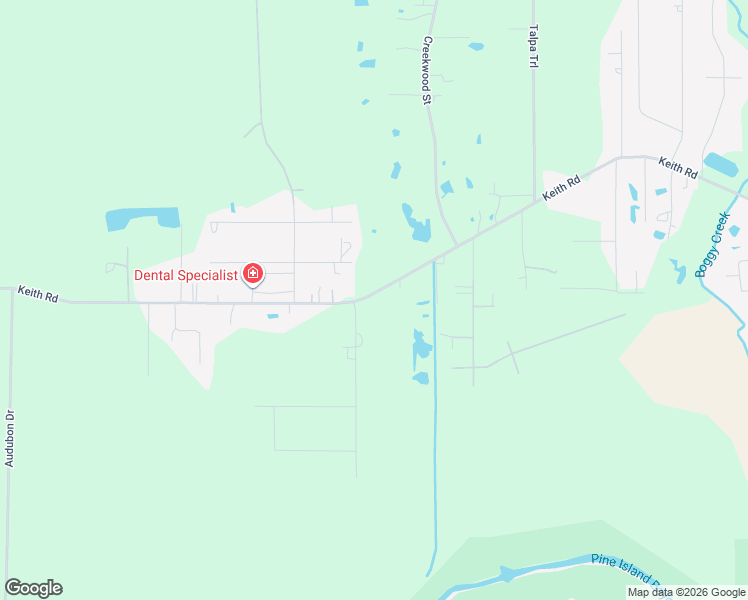 map of restaurants, bars, coffee shops, grocery stores, and more near 7103 Keith Road in Lumberton