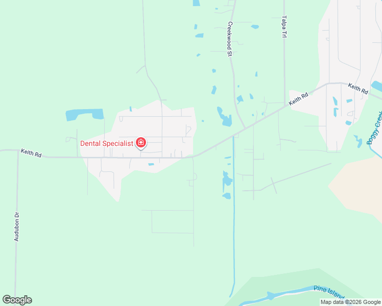 map of restaurants, bars, coffee shops, grocery stores, and more near 7103 Keith Road in Lumberton