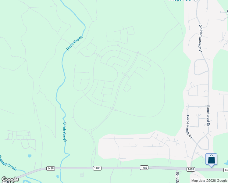 map of restaurants, bars, coffee shops, grocery stores, and more near 2105 Water Thistle Way in Plantersville