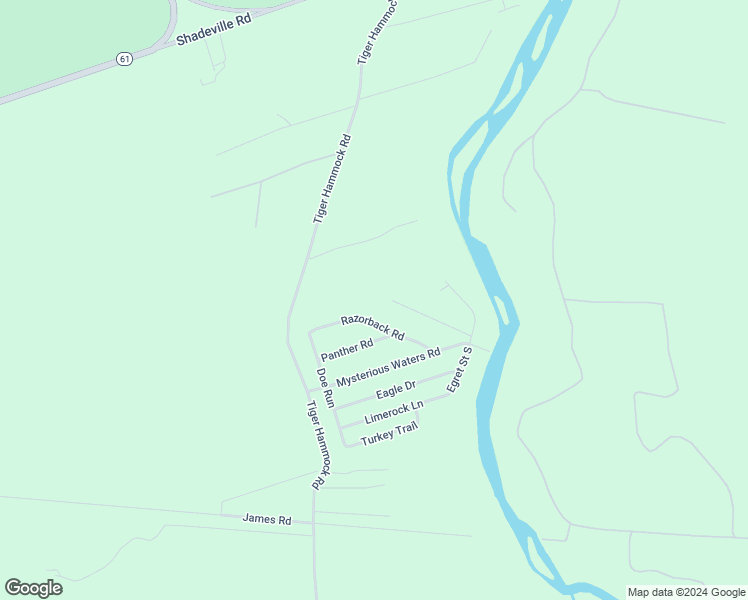 map of restaurants, bars, coffee shops, grocery stores, and more near 83 Osprey Circle in Crawfordville