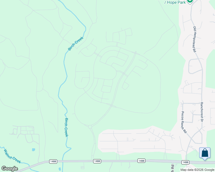 map of restaurants, bars, coffee shops, grocery stores, and more near 2105 Water Thistle Way in Plantersville