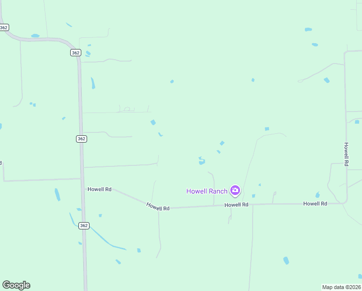 map of restaurants, bars, coffee shops, grocery stores, and more near 32400 Howell Road in Waller