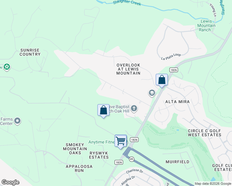 map of restaurants, bars, coffee shops, grocery stores, and more near 8601 Zyle Road in Austin