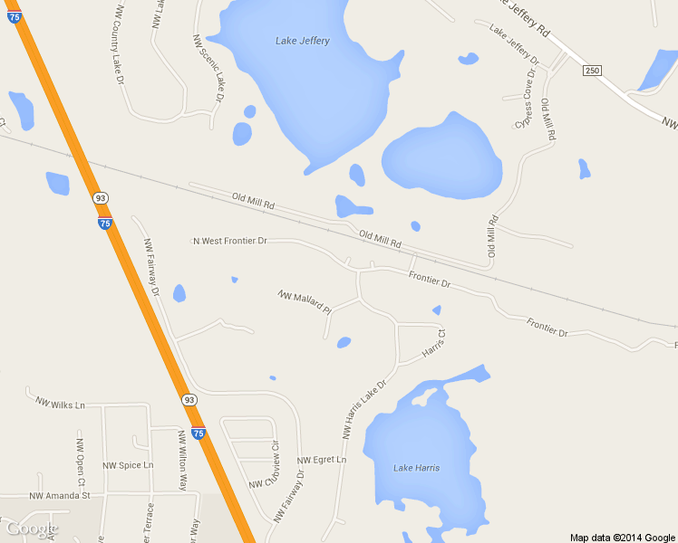 map of restaurants, bars, coffee shops, grocery stores, and more near 1406 North West Frontier Drive in Lake City
