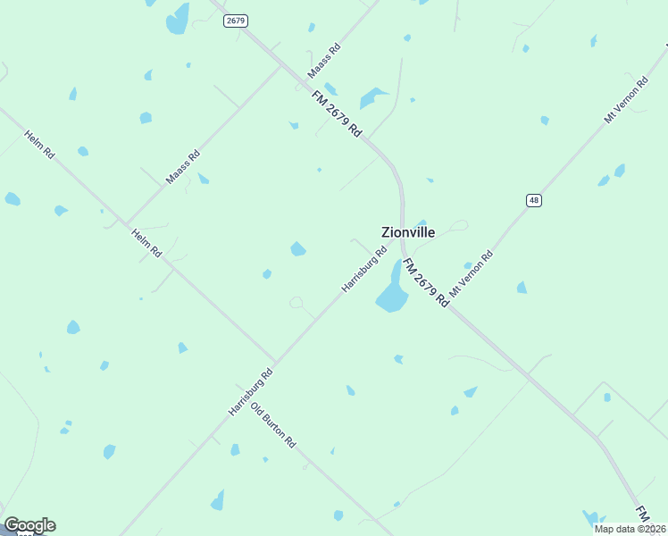 map of restaurants, bars, coffee shops, grocery stores, and more near 1075 Harrisburg Road in Brenham