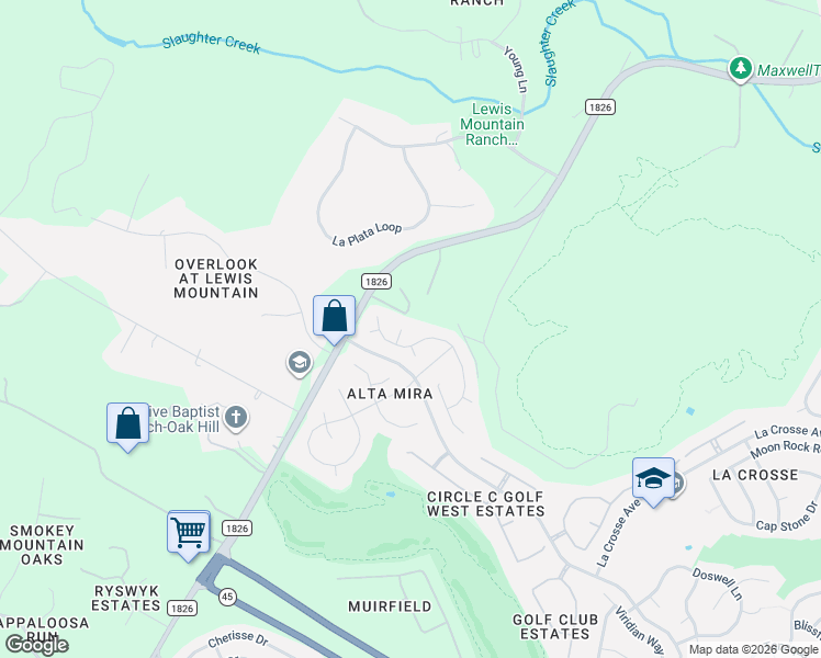 map of restaurants, bars, coffee shops, grocery stores, and more near 10905 La Estrella Cove in Austin