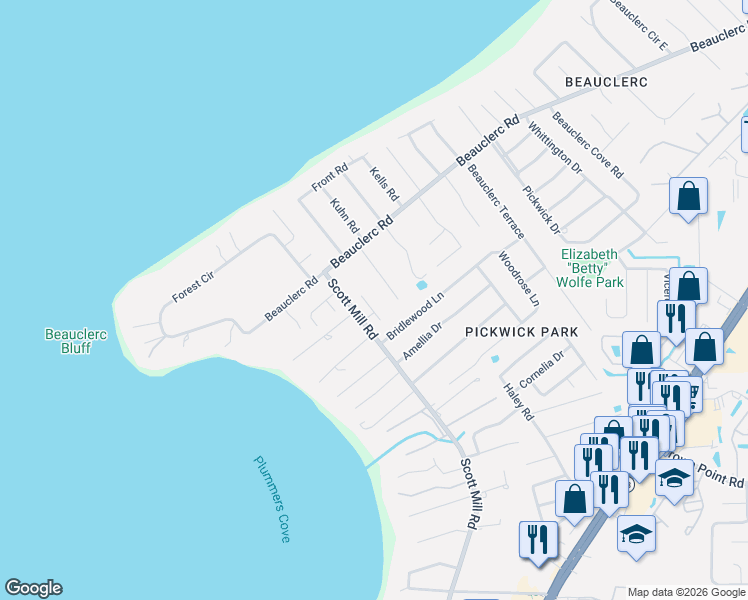 map of restaurants, bars, coffee shops, grocery stores, and more near 9657 Trendle Lane in Jacksonville