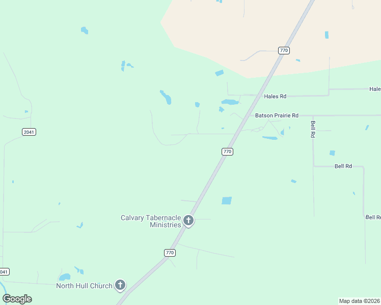 map of restaurants, bars, coffee shops, grocery stores, and more near 17727 Shaw Road in Batson