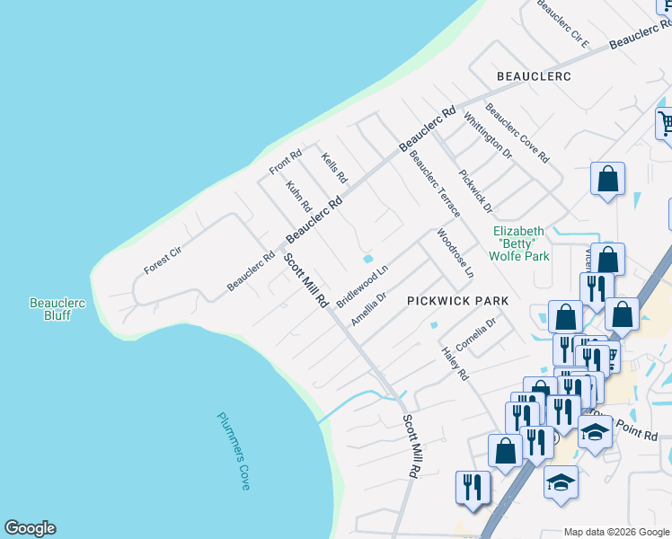 map of restaurants, bars, coffee shops, grocery stores, and more near 9657 Trendle Lane in Jacksonville