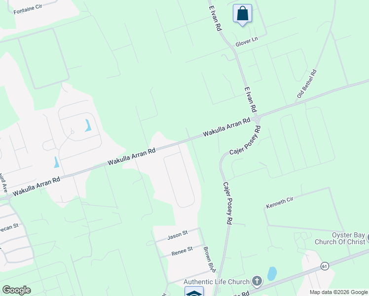 map of restaurants, bars, coffee shops, grocery stores, and more near 19 Foxrun Circle in Crawfordville