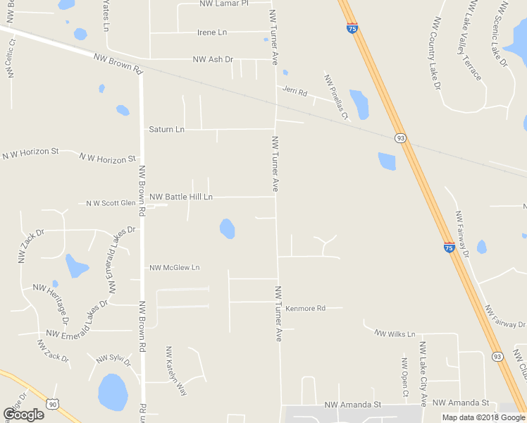 map of restaurants, bars, coffee shops, grocery stores, and more near 147 Northwest Silver Glen in Lake City