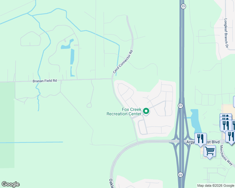 map of restaurants, bars, coffee shops, grocery stores, and more near 7942 Island Fox Road in Jacksonville