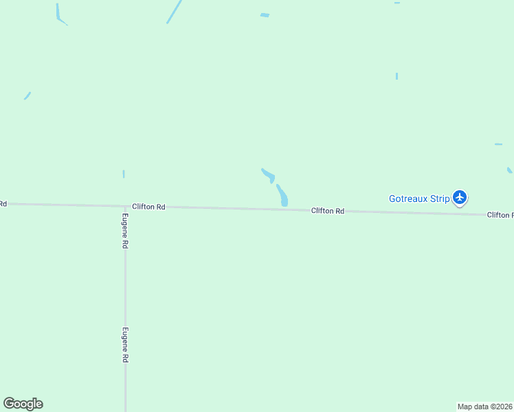 map of restaurants, bars, coffee shops, grocery stores, and more near 19077 Clifton Road in Iowa