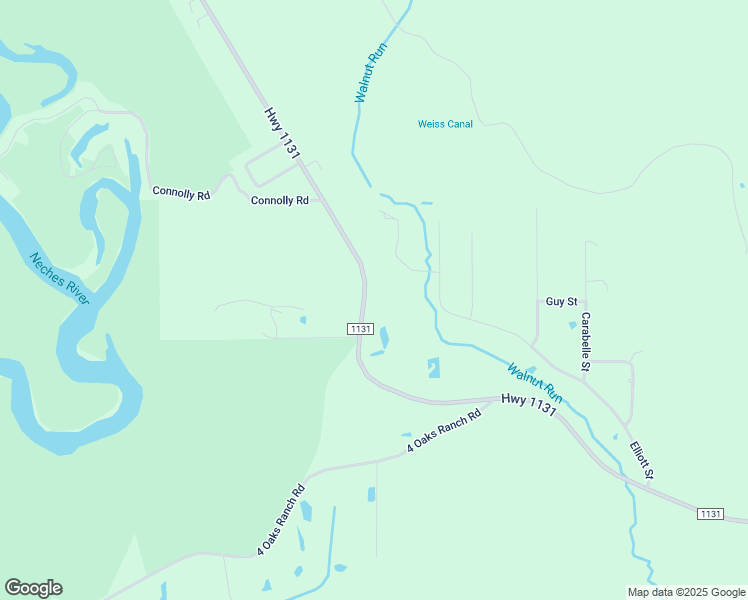 map of restaurants, bars, coffee shops, grocery stores, and more near 3157-3183 Highway 1131 in Vidor
