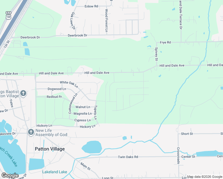map of restaurants, bars, coffee shops, grocery stores, and more near 25552 Roy Rogers Road in Patton Village