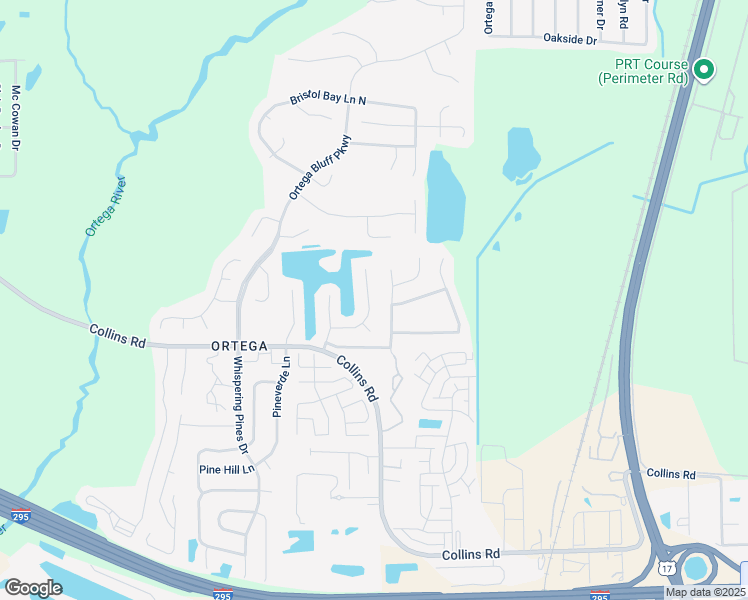 map of restaurants, bars, coffee shops, grocery stores, and more near 8119 Corky Court East in Jacksonville