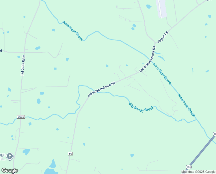 map of restaurants, bars, coffee shops, grocery stores, and more near 2950 Old Independence Road in Brenham