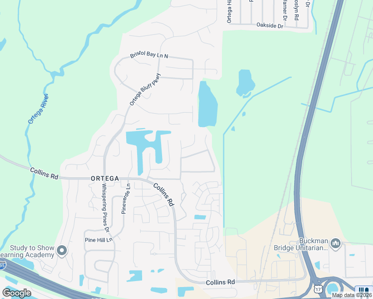 map of restaurants, bars, coffee shops, grocery stores, and more near 5367 Lacy Jane Way in Jacksonville