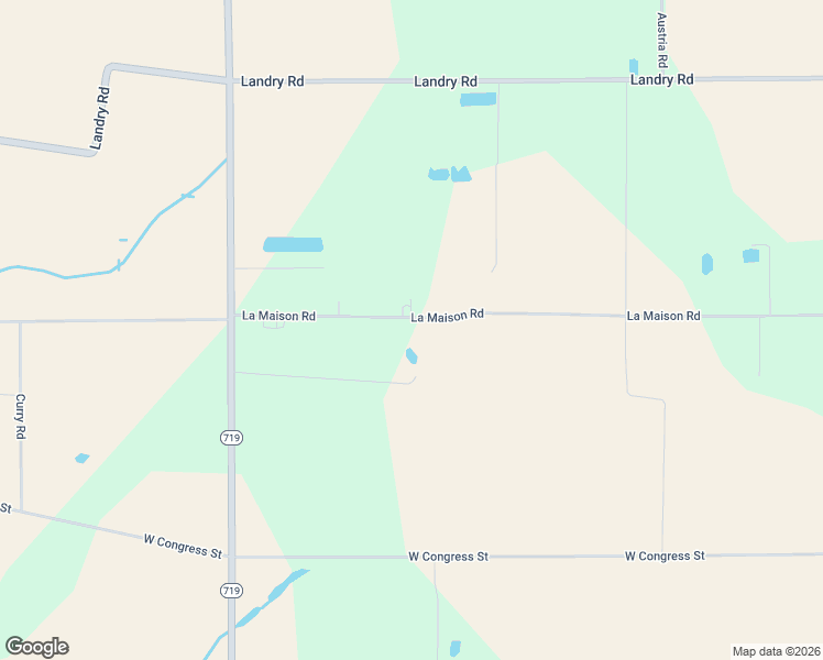 map of restaurants, bars, coffee shops, grocery stores, and more near 919 La Maison Road in Duson