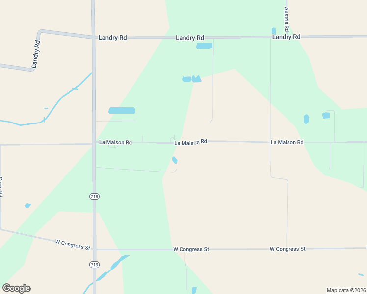 map of restaurants, bars, coffee shops, grocery stores, and more near 919 La Maison Road in Duson