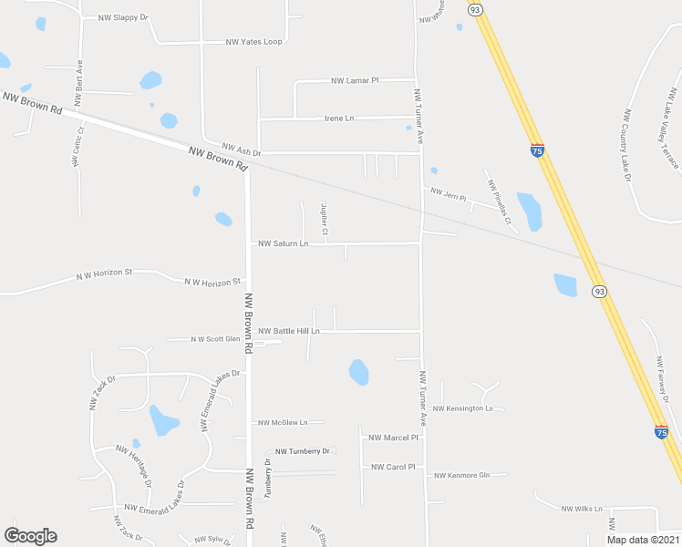 map of restaurants, bars, coffee shops, grocery stores, and more near 168 Northwest Ancient Court in Lake City