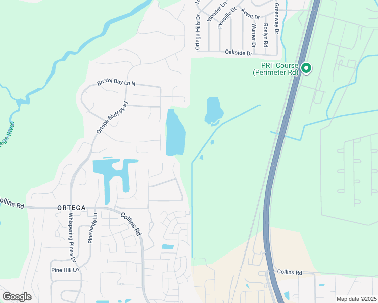 map of restaurants, bars, coffee shops, grocery stores, and more near 8023 Tessa Terrace in Jacksonville