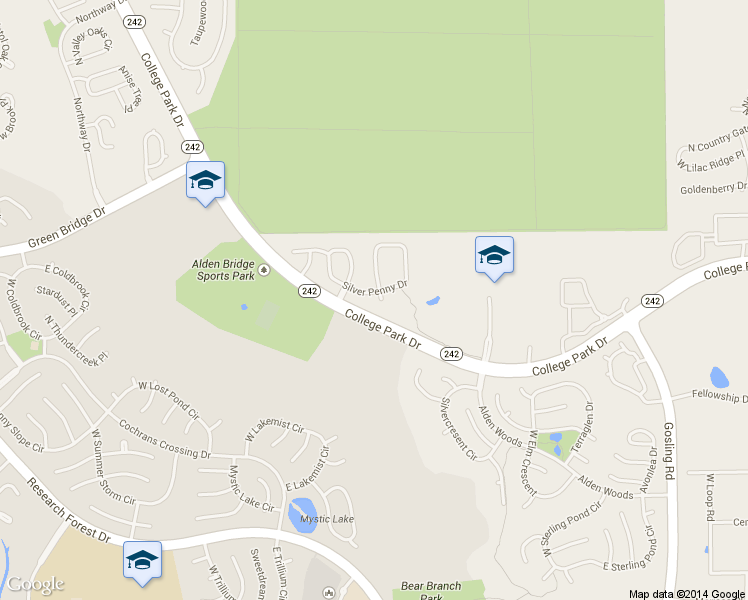 map of restaurants, bars, coffee shops, grocery stores, and more near 262 Liriope Court in Conroe