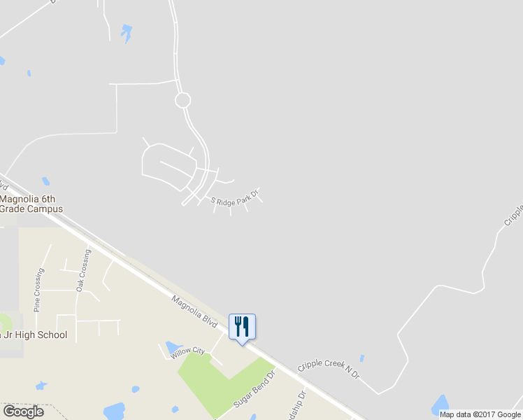 map of restaurants, bars, coffee shops, grocery stores, and more near 118 Noble View Court in Magnolia