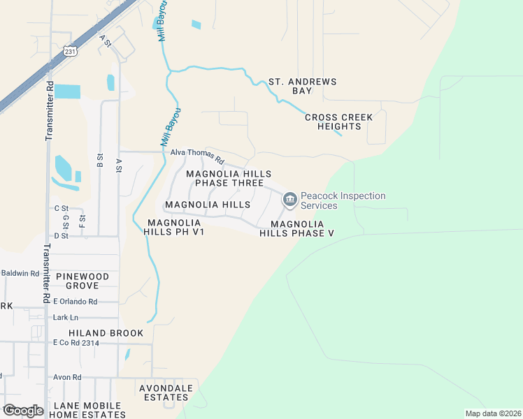 map of restaurants, bars, coffee shops, grocery stores, and more near 3206 Josie Street in Panama City