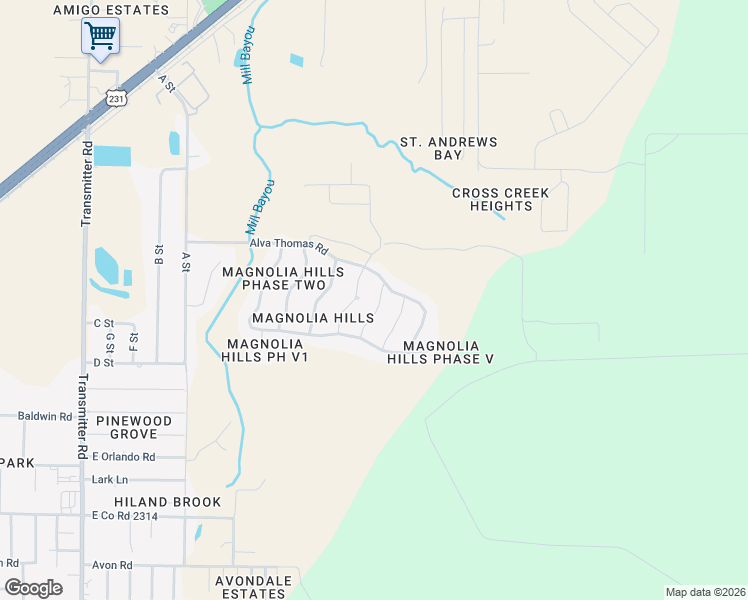 map of restaurants, bars, coffee shops, grocery stores, and more near Caitlin Street in Panama City
