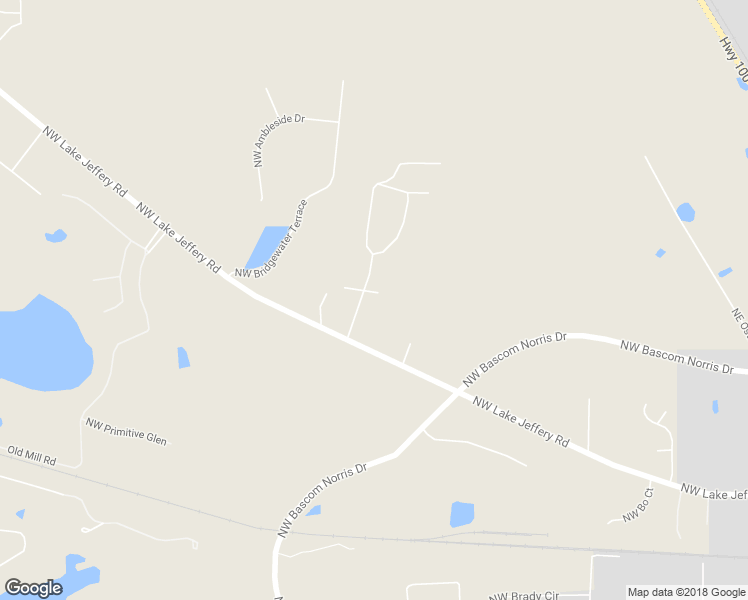 map of restaurants, bars, coffee shops, grocery stores, and more near 110 Northwest White Oak Glen in Lake City