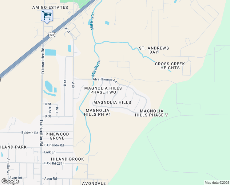 map of restaurants, bars, coffee shops, grocery stores, and more near 3213 Ashmore Street in Panama City