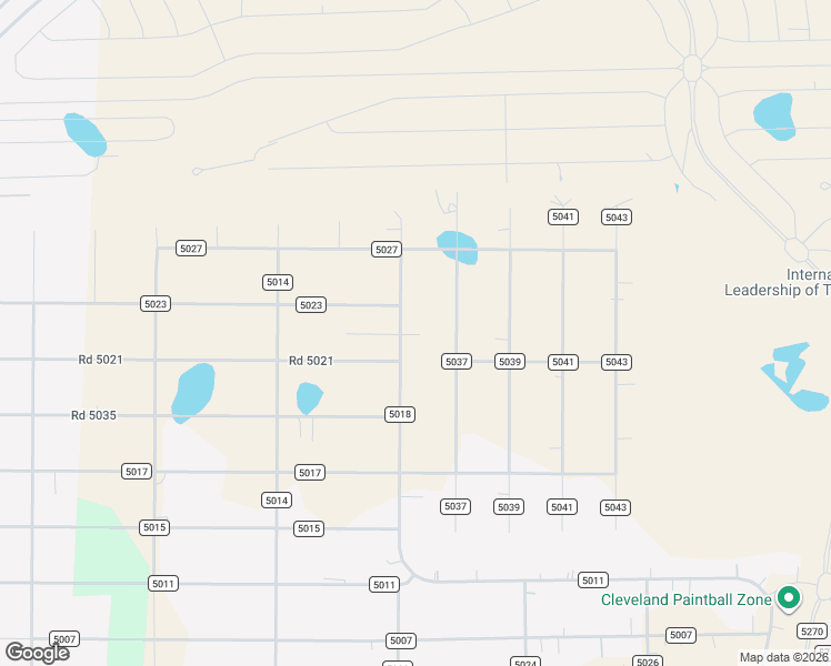 map of restaurants, bars, coffee shops, grocery stores, and more near 3312 Road 5018 in Cleveland